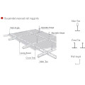 Cross T Grid (T bar) 1200mm in Line Punch Roll Forming Machine